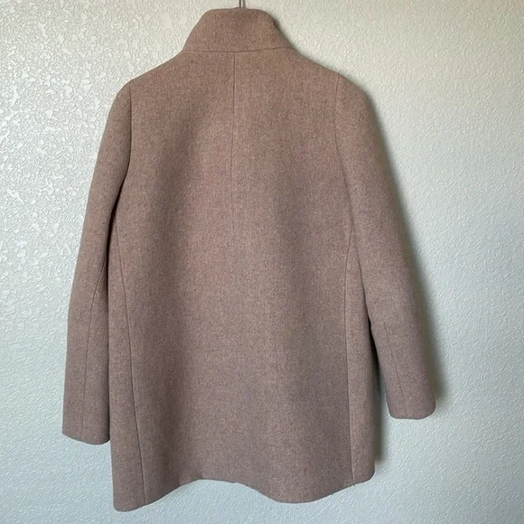 J Crew wool zip up peacoat style jacket in size 6 - Picture 6 of 6